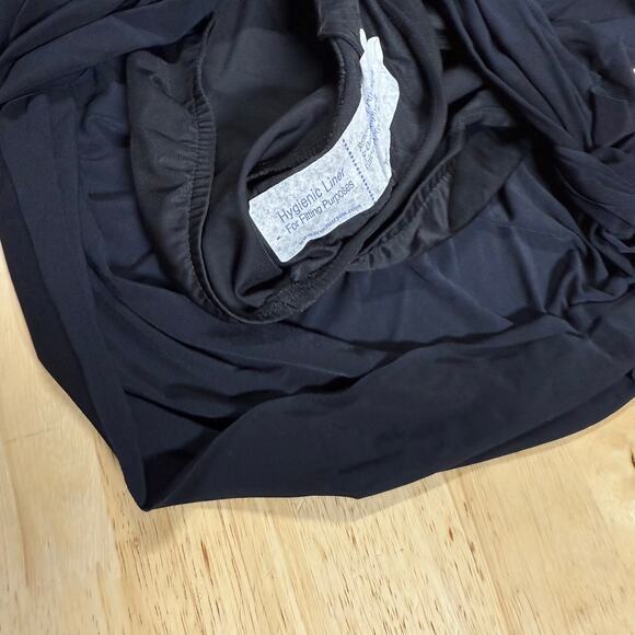 Magicsuit NWT Celine Solid One-Piece Swimdress Black Size 14 Optional Side TIe - Picture 12 of 14